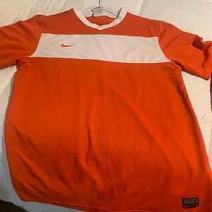 Orange soccer practice jersey large